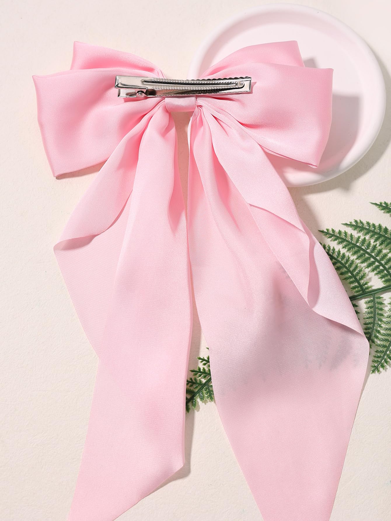 Amazon.com : Furling Pompoms Hair Bows for Women - Pack of 2 Light